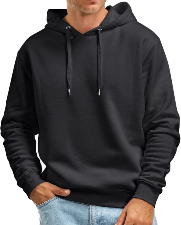 Premium Black Men’s Hoodie – Stylish, Comfortable & Versatile for Every Season